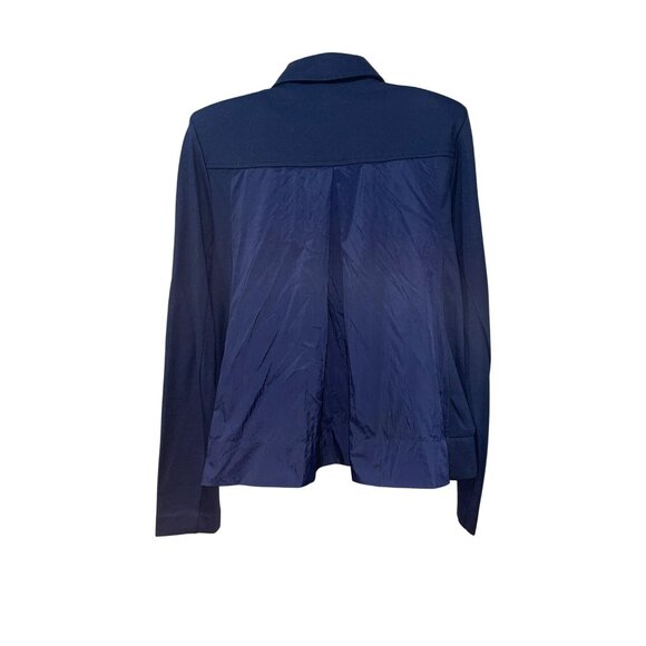 New CABI Chance MOTO Jacket in Navy with Front Pockets - Picture 3 of 10